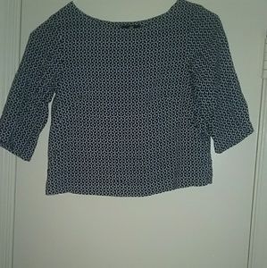 H&M patterned crop top